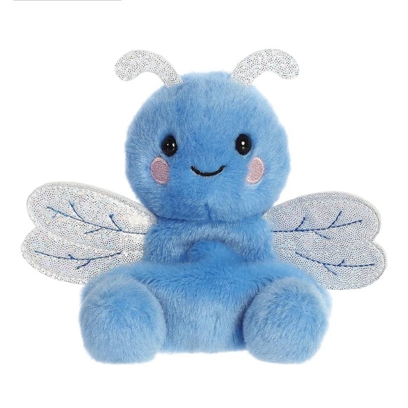 Adorable Palm Pals™ Dart Dragonfly™ Pocket-Sized Play - - Blue 5 Inches - Picture 1 of 4